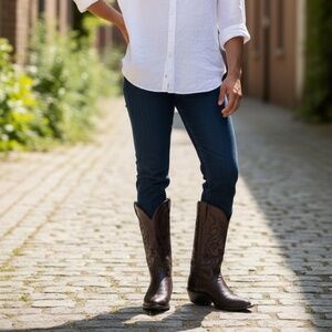 Dan Post Men's Burgundy Maroon Leather Cowboy Western Men's Boots,  NWT, SIZE 15